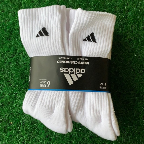 6 pairs socks set Adidas Cushioned Crew - Picture 2 of 15
